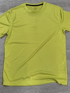 Men's Neon Yellow Sport Shirt Size M